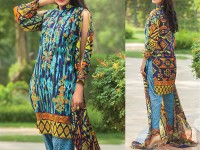 Satrangi Embroidered Cambric Cotton Dress 1-B Price in Pakistan