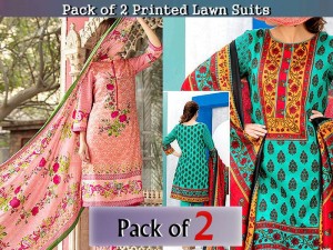 Pack of 2 VS Classic Lawn Suits Price in Pakistan