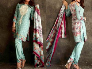 Libas Embroidered Lawn Dress LS-1A Price in Pakistan