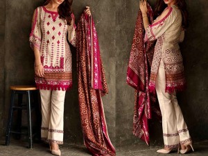 Libas Embroidered Lawn Dress LS-3A Price in Pakistan