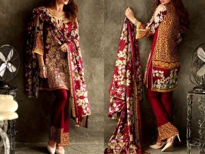 Libas Embroidered Lawn Dress LS-4B Price in Pakistan