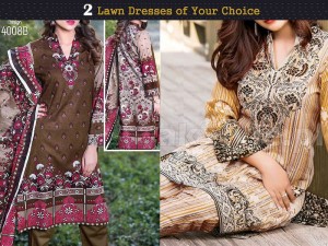 Pack of 2 Star Classic Lawn Suits of Your Choice Price in Pakistan