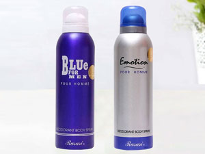 Pack of 2 Rasasi Deodorants for Men - 200ML Price in Pakistan