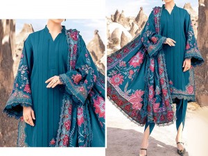 Embroidered Lawn Suit 2024 with Digital Print Diamond Lawn Dupatta Price in Pakistan