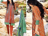 MTF Embroidered Lawn Dress D06-B Price in Pakistan