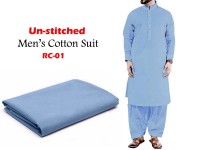 Rashid Un-Stitched Men's Cotton Suit - RC-01 Price in Pakistan