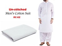 Rashid Un-Stitched Men's Cotton Suit - RC-02 Price in Pakistan